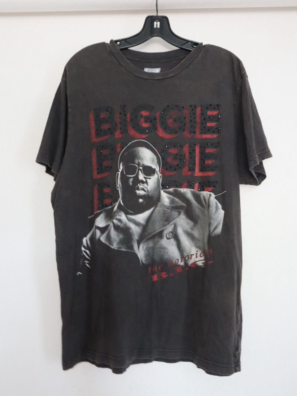 Bedazzled Biggie Smalls Short-Sleeve Graphic Tee